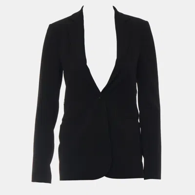 Pre-owned Gucci Ribbed Stripes Blazer In Black