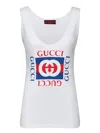 Gucci Tank Top In White