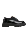 Gucci Web Lace-up Shoes In Black