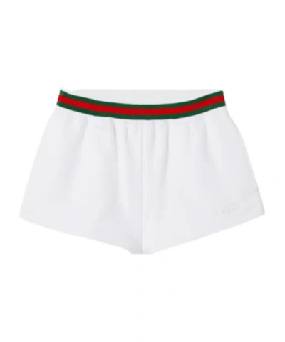GUCCI GUCCI LOGO WAISTBAND SHORTS