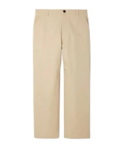Gucci Ribbon Detail Casual Pants In Nude