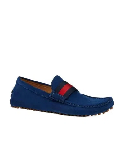 Gucci Ribbon Detail Leisure Business Shoes In Blue