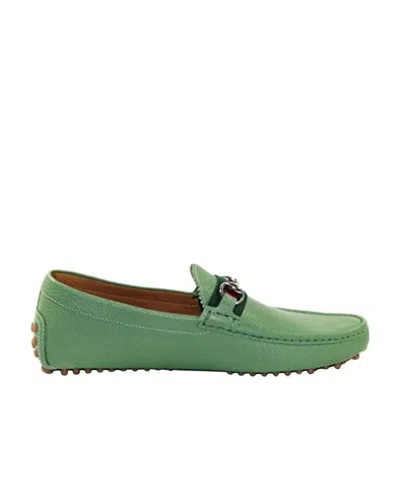 Gucci Ribbon Detail Leisure Business Shoes In Green