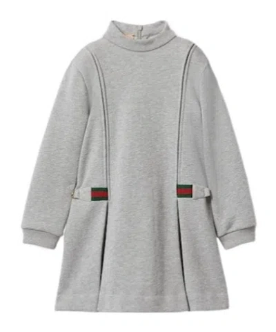 Gucci Ribbon Dress In Gray