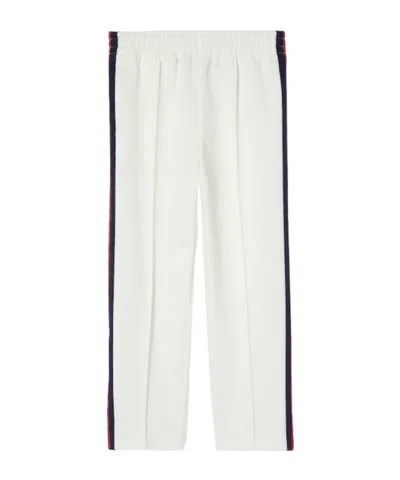 Gucci Ribbon Knitted Trousers In White