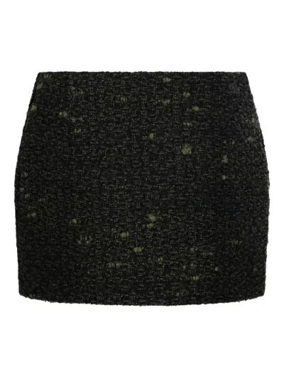 Gucci Ribbon Mini Skirt In Black