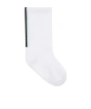 Gucci Ribbon Trimmed Cotton-blended Socks In White