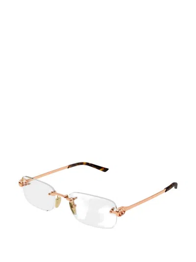 Gucci Rimless Glasses In Multi