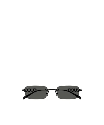 Gucci Rimless Sunglasses In Black