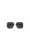 Gucci Gg1955sa Square-frame Sunglasses In Gold