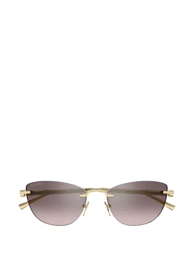 Gucci Rimless Sunglasses In Multi