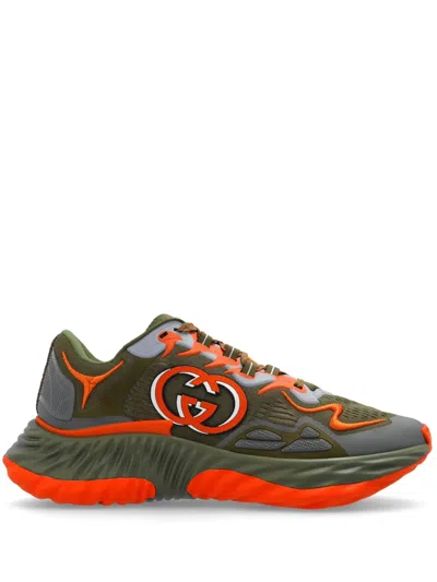 Gucci Ripple Sneakers In Green