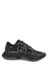 Gucci Interlocking G Chunky Leather Sneakers In Multicolor