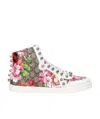 Gucci Riveted Casual Sports Shoes In White