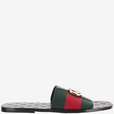 Gucci Riviera Slider Sandal In Multi