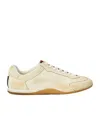 Gucci Elan Washed Leather Low-top Sneakers In Neutral
