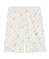Gucci Bermuda In Cotone Decorato Uomo In White