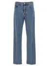 Gucci Logo Patch Straight-leg Jeans