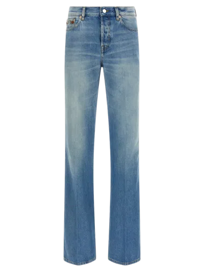 Gucci Rosso Ancora Jeans In Blue