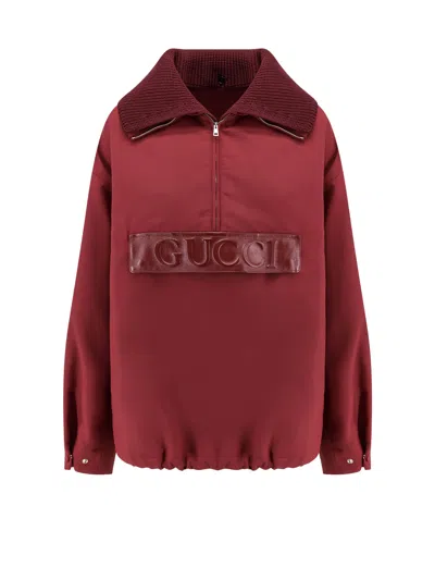 GUCCI GUCCI ROSSO ANCORA TECHNICAL GABARDINE JACKET