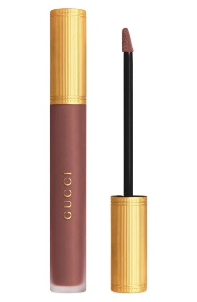 Gucci Transfer-proof Matte Liquid Lipstick 223 Isabel Rosewood 0.12 oz / 3.4 G