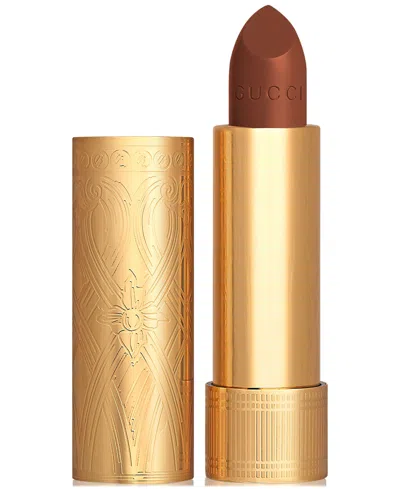 Gucci Rouge A Levres Long-lasting Satin Lipstick In 122 - Eliza Ginger
