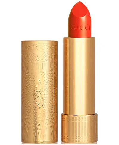 Gucci Rouge A Levres Long-lasting Satin Lipstick In 302 - Agatha Orange
