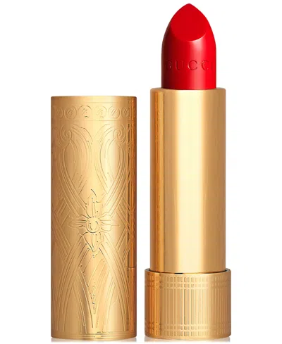 Gucci Rouge A Levres Long-lasting Satin Lipstick In 500 - Odalie Red