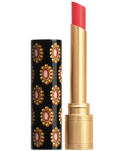 Gucci Rouge De Beaute Brillant Glow & Care Lipstick In 411 - Emmy Petal