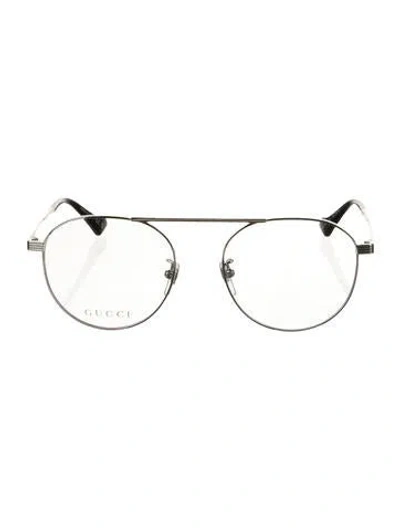 Pre-owned Gucci Round Eyeglasses In Multi