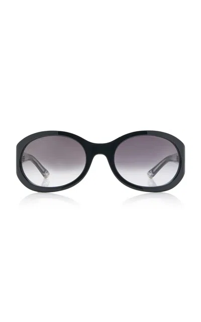 GUCCI ROUND-FRAME ACETATE SUNGLASSES
