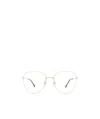 Gucci Round Frame Flat Mirror In Gray