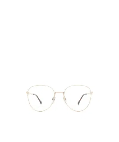 Gucci Round Frame Flat Mirror In Gray
