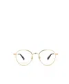 Gucci Round Frame Flat Mirror In Nude