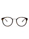 Gucci Round-frame Glasses In ブラウン