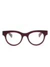 Gucci Brille Mit Rundem Gestell