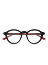 Gucci Round-frame Glasses In Black