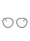 Gucci Round-frame Glasses In Black