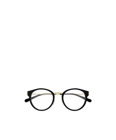 Gucci Round-frame Glasses In Black