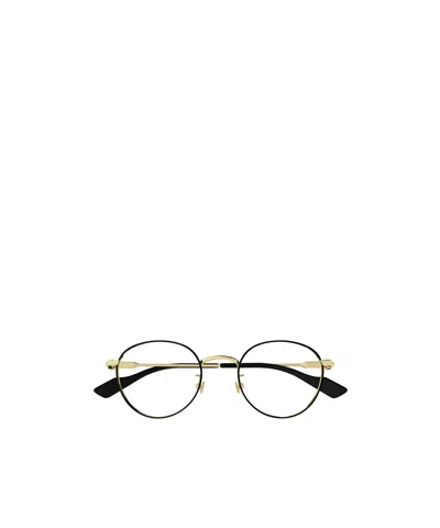 Gucci Round-frame Glasses In Black