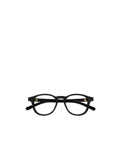 Gucci Round-frame Glasses In Black