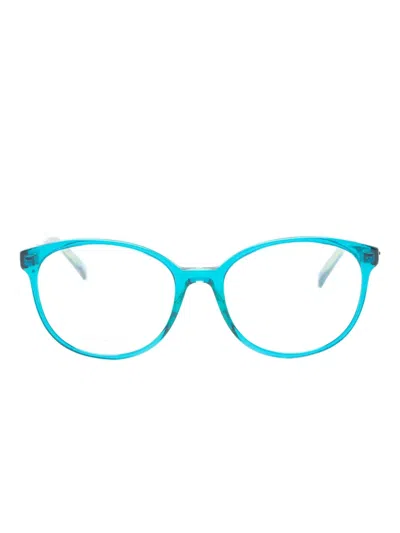 Gucci Round-frame Glasses In Blue