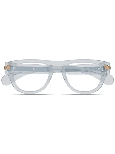 Gucci Round-frame Glasses In Gray