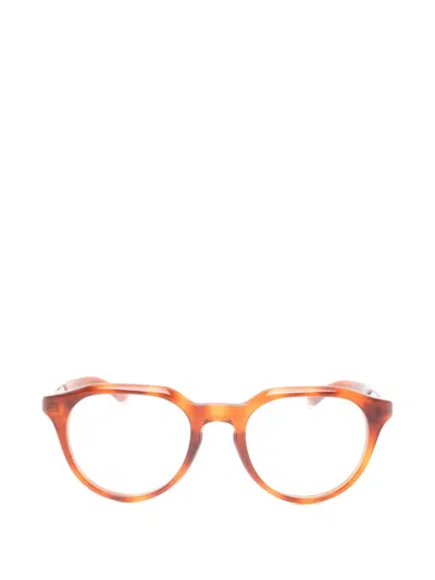 Gucci Round-frame Glasses In Brown