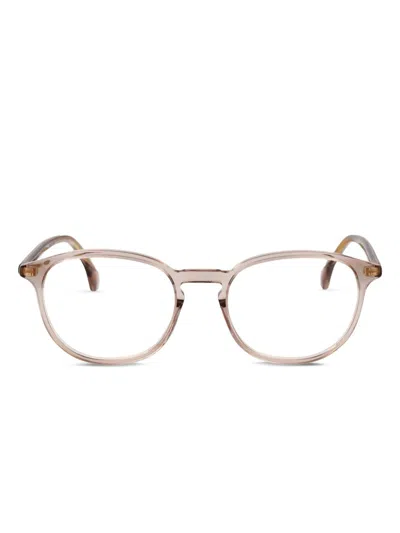 Gucci Round-frame Glasses In Brown