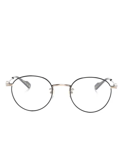 Gucci Round-frame Glasses In Gold