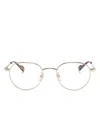 Gucci Round-frame Glasses In Gold
