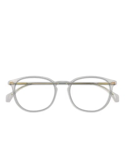 Gucci Brille Mit Rundem Gestell In Transparent