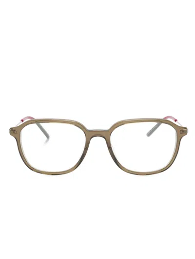 Gucci Round-frame Glasses In Green