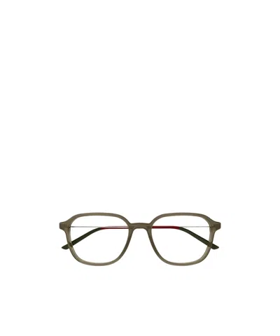 Gucci Round-frame Glasses In Green